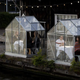 Outdoor greenhouse dining in Amsterdam, May 2020